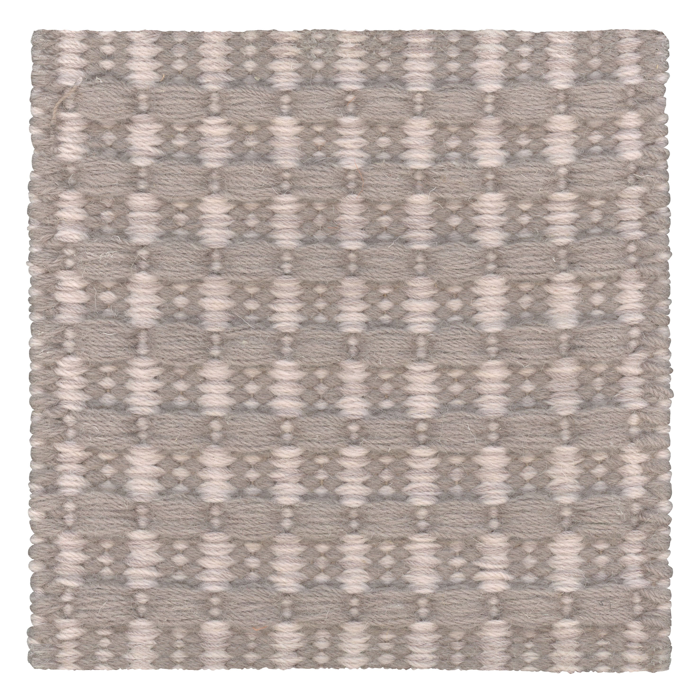 Bottom Line Rug - Polypropylene, Handwoven, 8 mm pile, pink grey