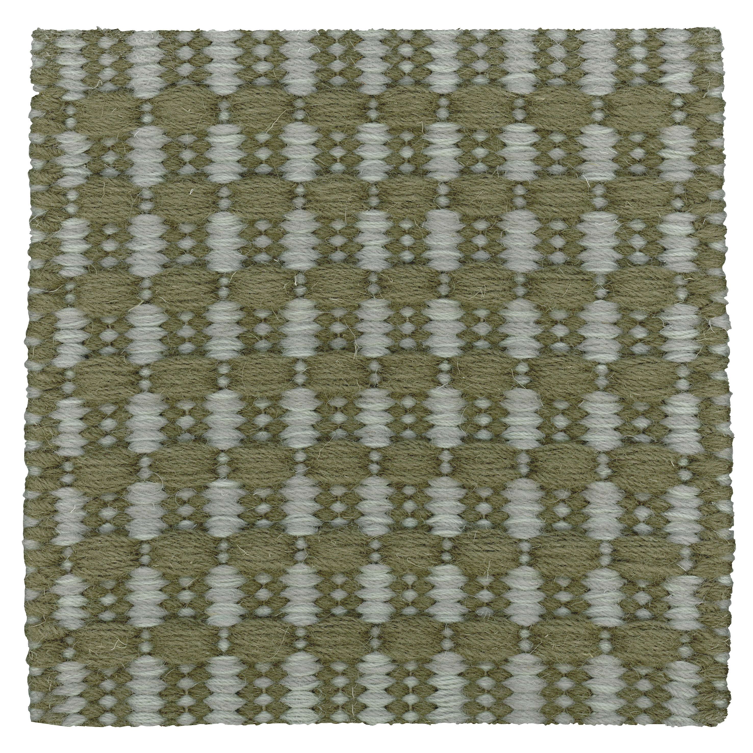 Bottom Line Rug - Polypropylene, Handwoven, 8 mm pile, light green