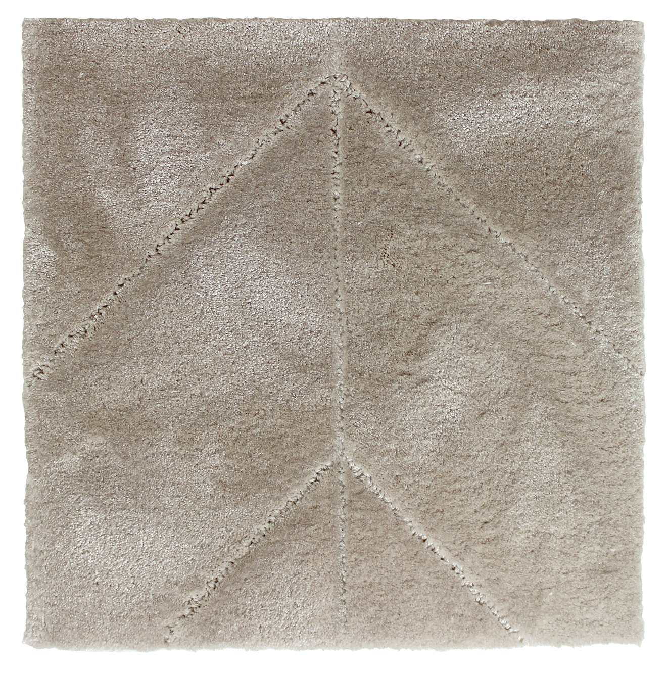 Chasing light rug hand tufted in eucalyptus , 10 mm pile, rose