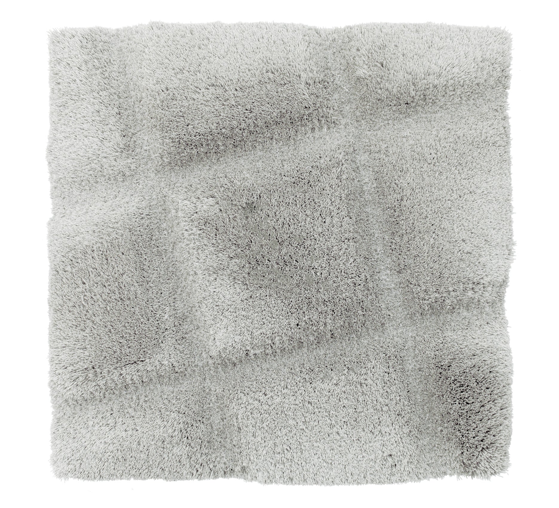 Corner stone - Eucalyptus Rug, Hand tufted, Hand carved, 12-25 mm pile, light grey