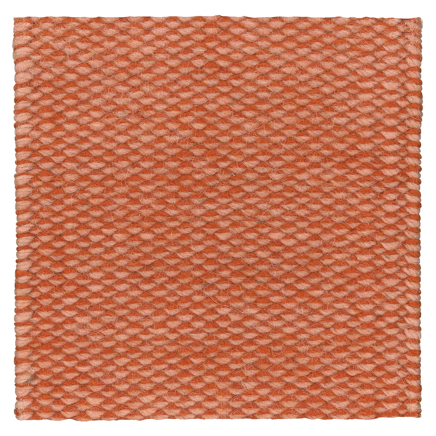 Eagle Eye, Wool rug, Handwoven, 8 mm pile, oranje