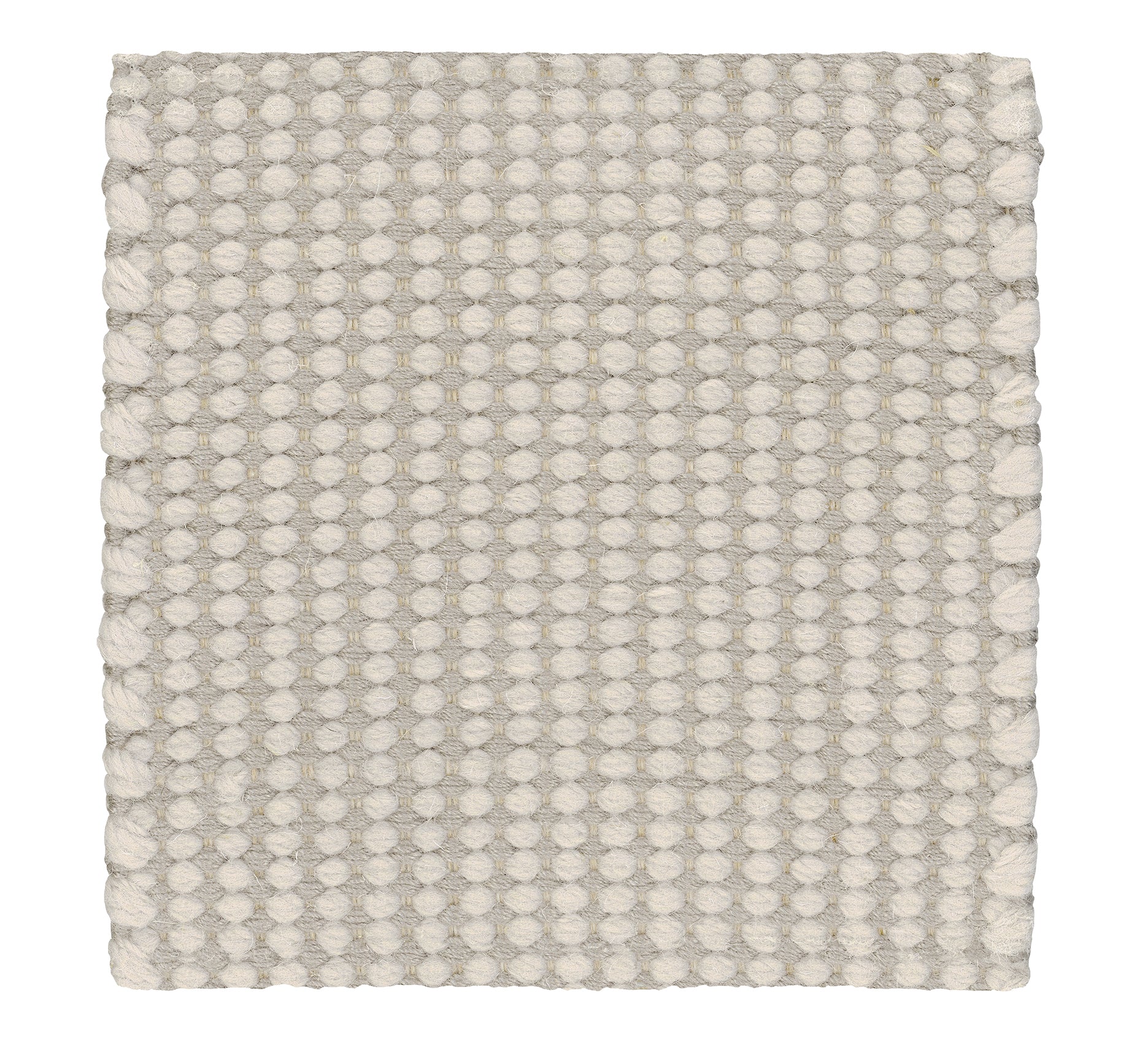 Mile Stone - Wool & Thick Eucalyptus rug, Handwoven,: 8 mm pile, beige