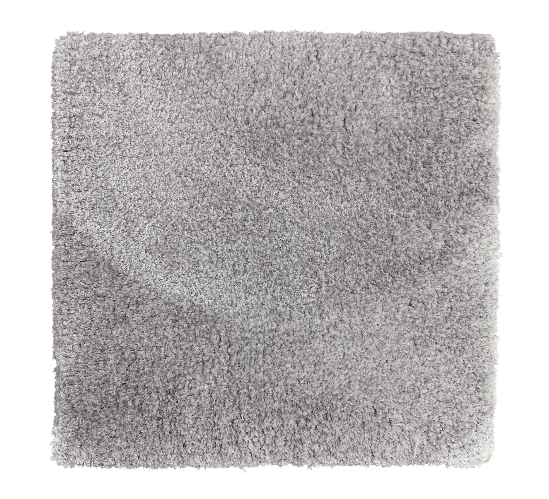 Move Slow rug hand-tufted from eucalyptus yarn, 16 mm cut pile, silver