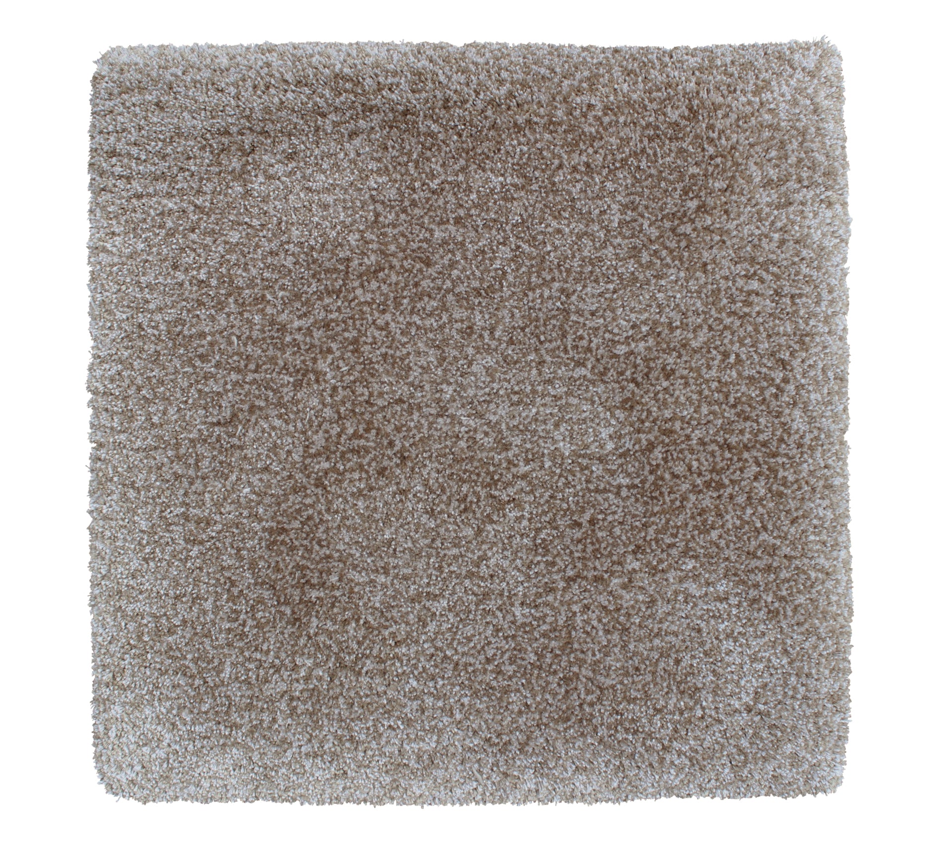 Move Slow rug hand-tufted from eucalyptus yarn, 16 mm cut pile, warm grey