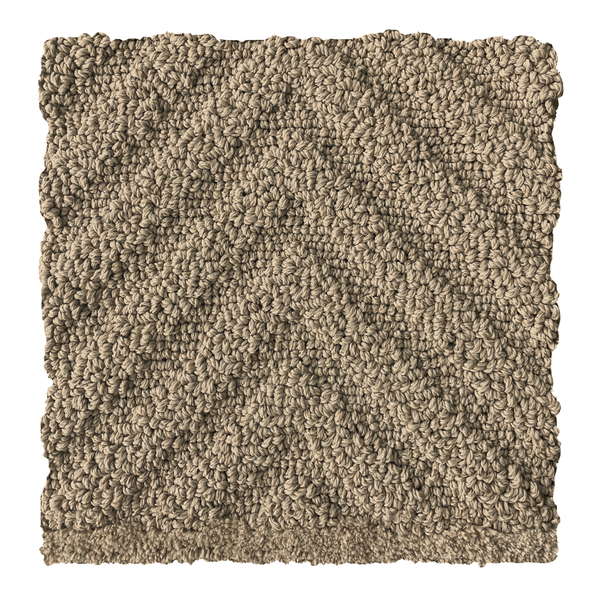 Over Seas - Polypropylene rug, Hand tufted, 8 & 12 mm pile, brown