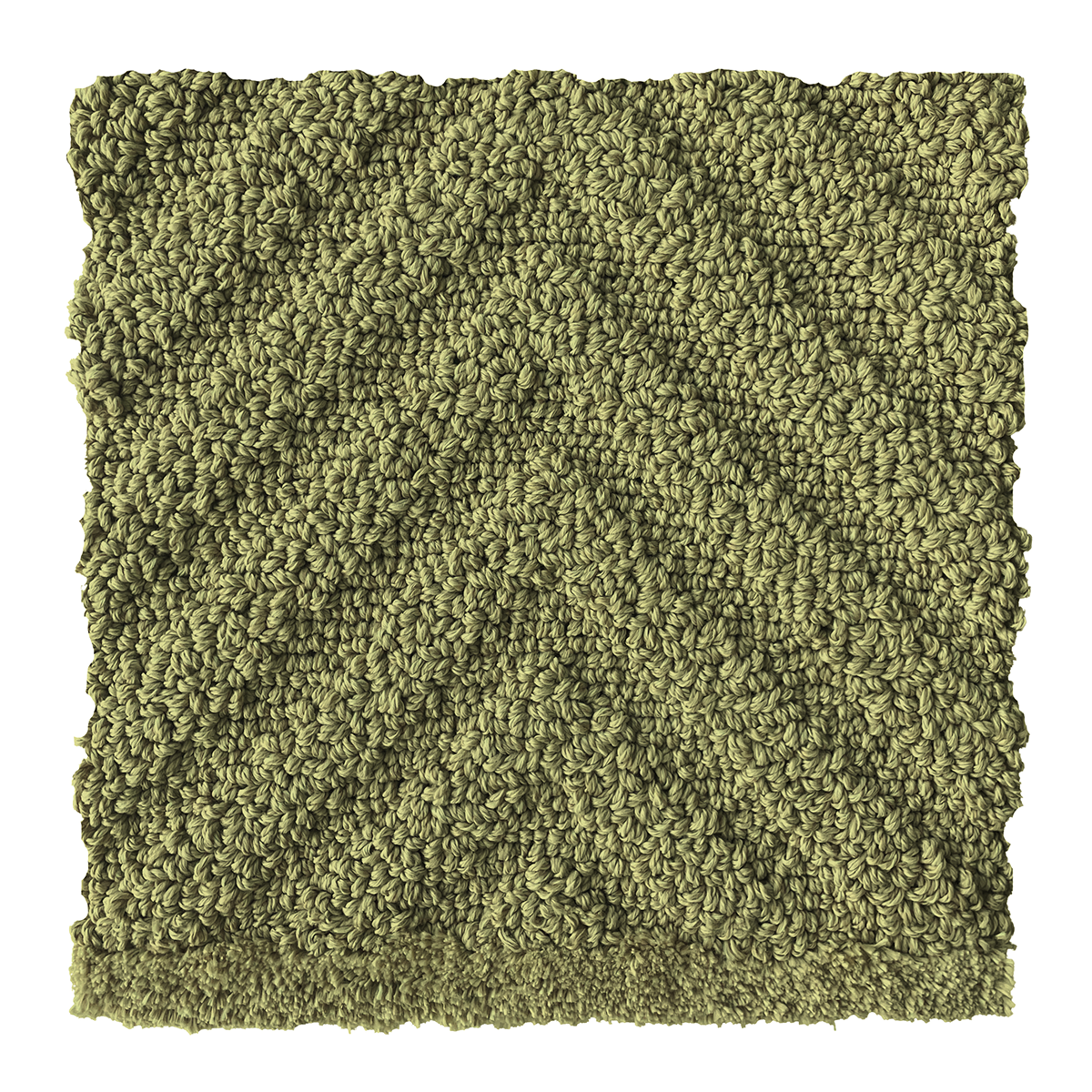 Over Seas - Polypropylene rug, Hand tufted, 8 & 12 mm pile, light green