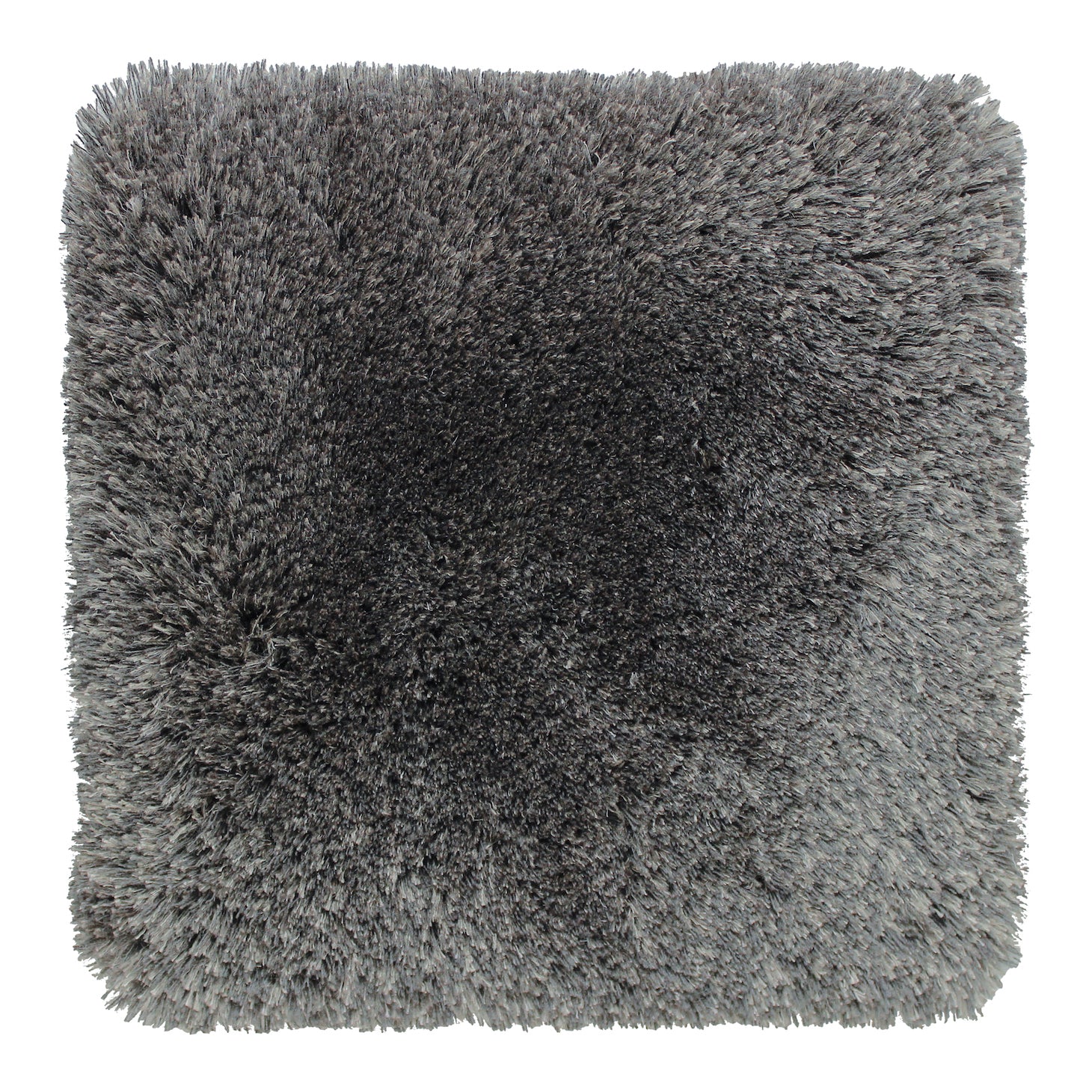 Show Off - Mohair & Bamboo rug, Hand tufted, 40 mm pile, gray