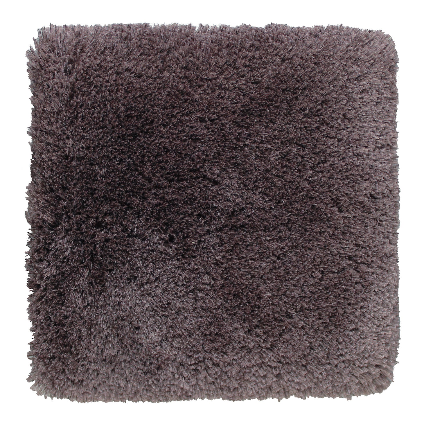 Show Off - Mohair & Bamboo rug, Hand tufted, 40 mm pile, dark purple