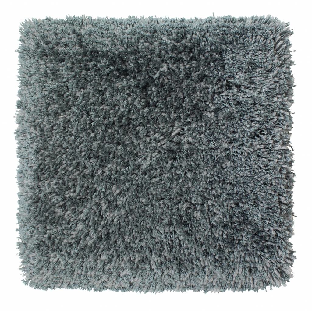 At Ease rug hand tufted in eucalyptus and wool, 35 mm pile, gray blue