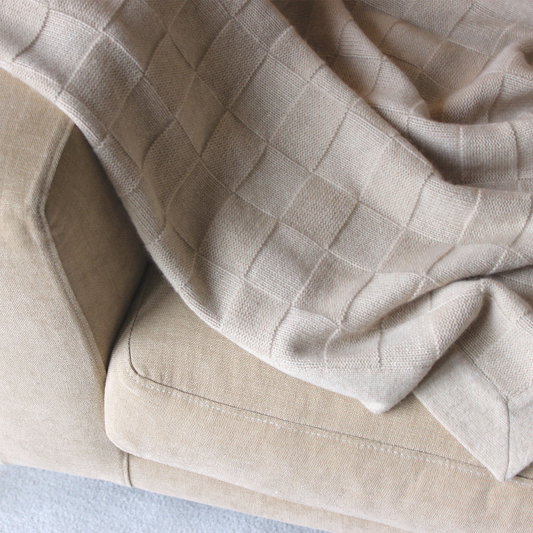 Come Over - Undyed Eco Cashmere Throw