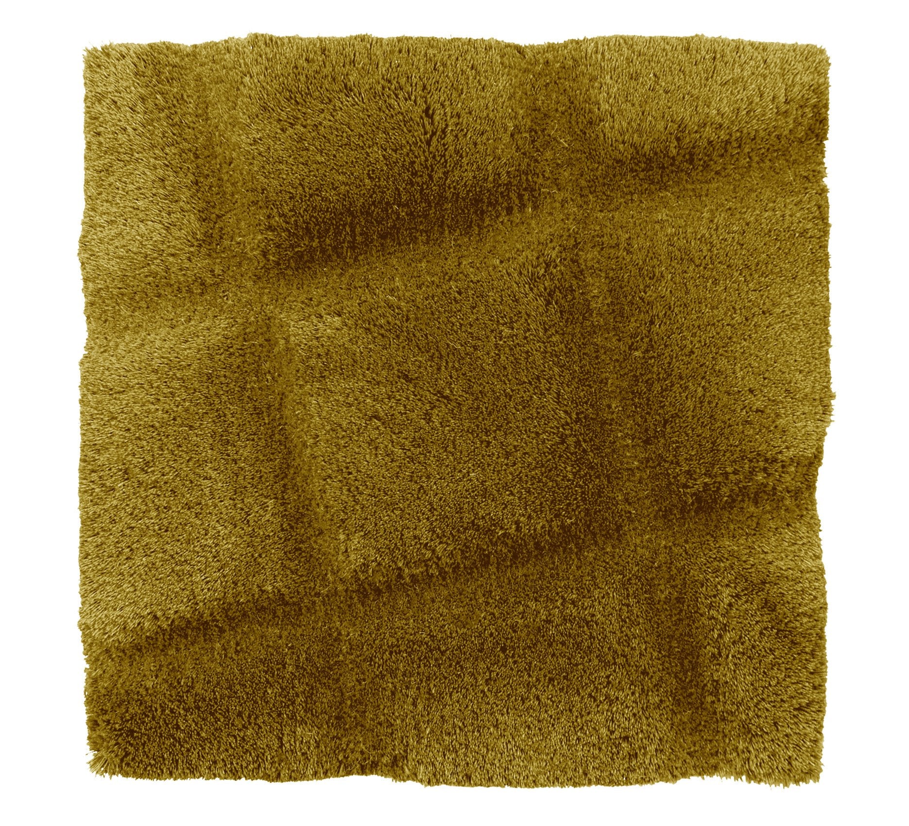 Corner stone - Eucalyptus Rug, Hand tufted, Hand carved, 12-25 mm pile, gold