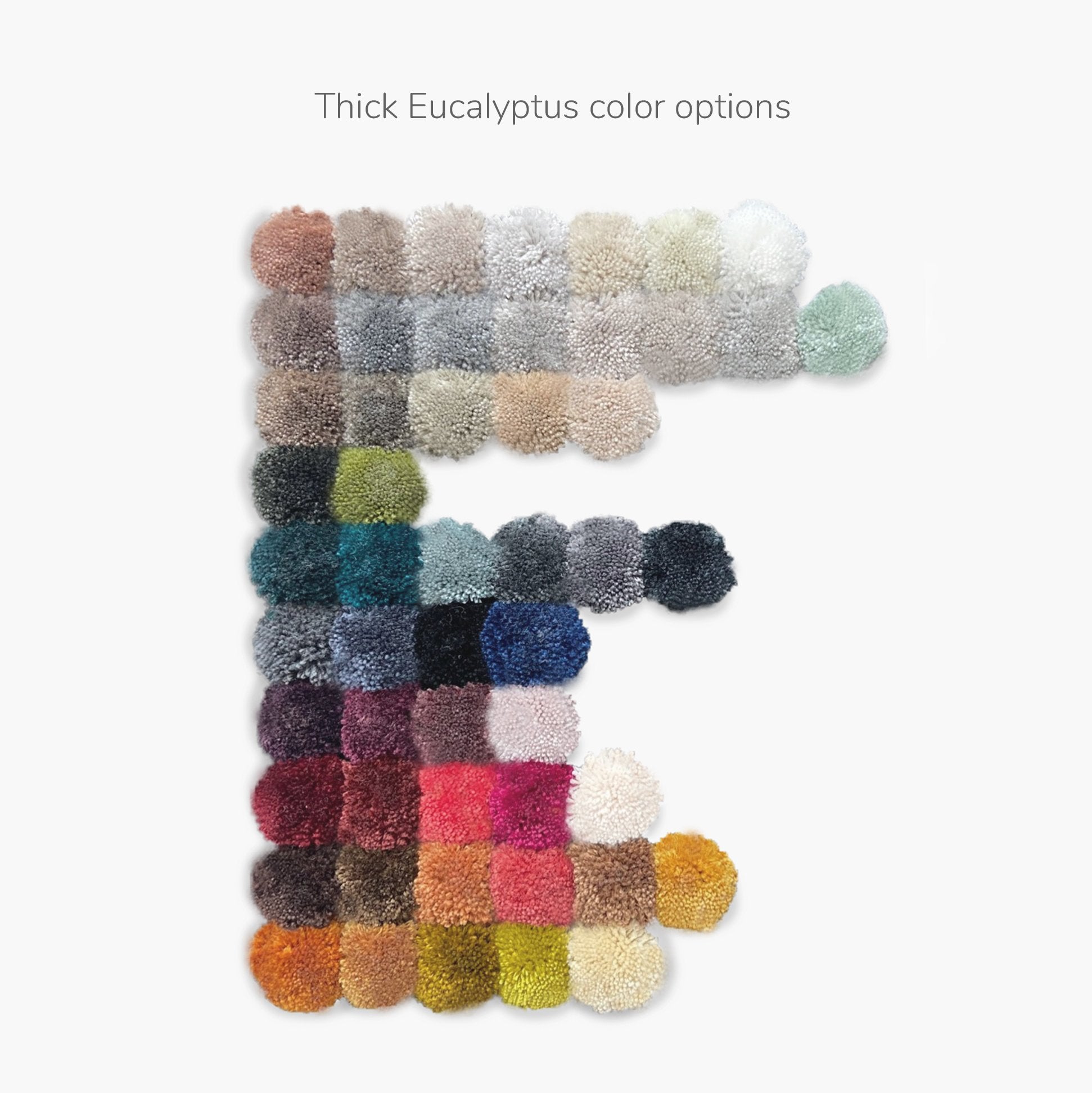 Colour Me - Color 3906 Eucalyptus rug, Hand tufted