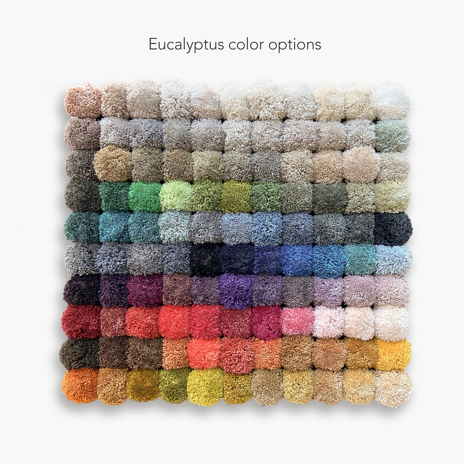 Move Slow - Eucalyptus rug, Hand tufted