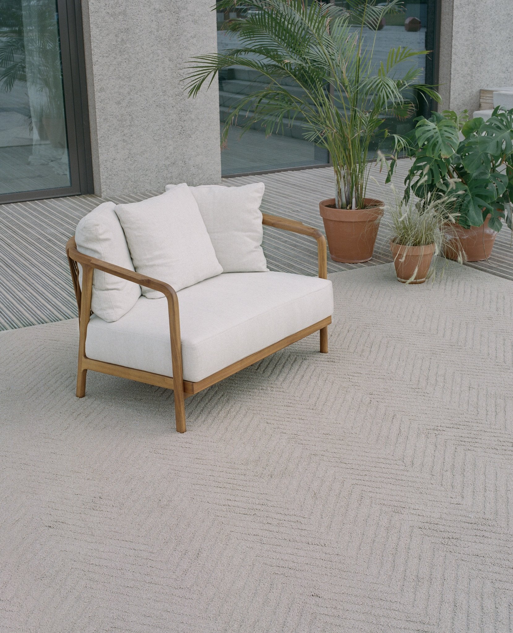 Over Seas - Polypropylene rug, Hand tufted