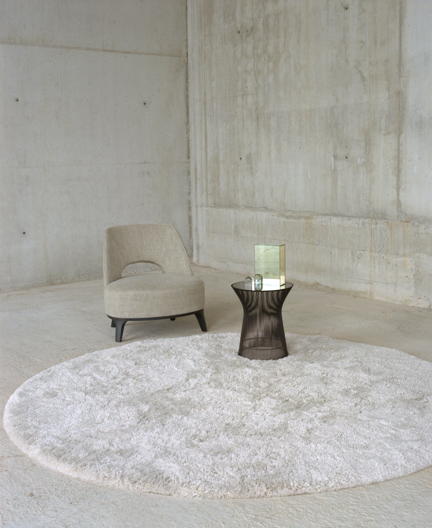 Show Off - Mohair & Bamboo rug, Hand tufted