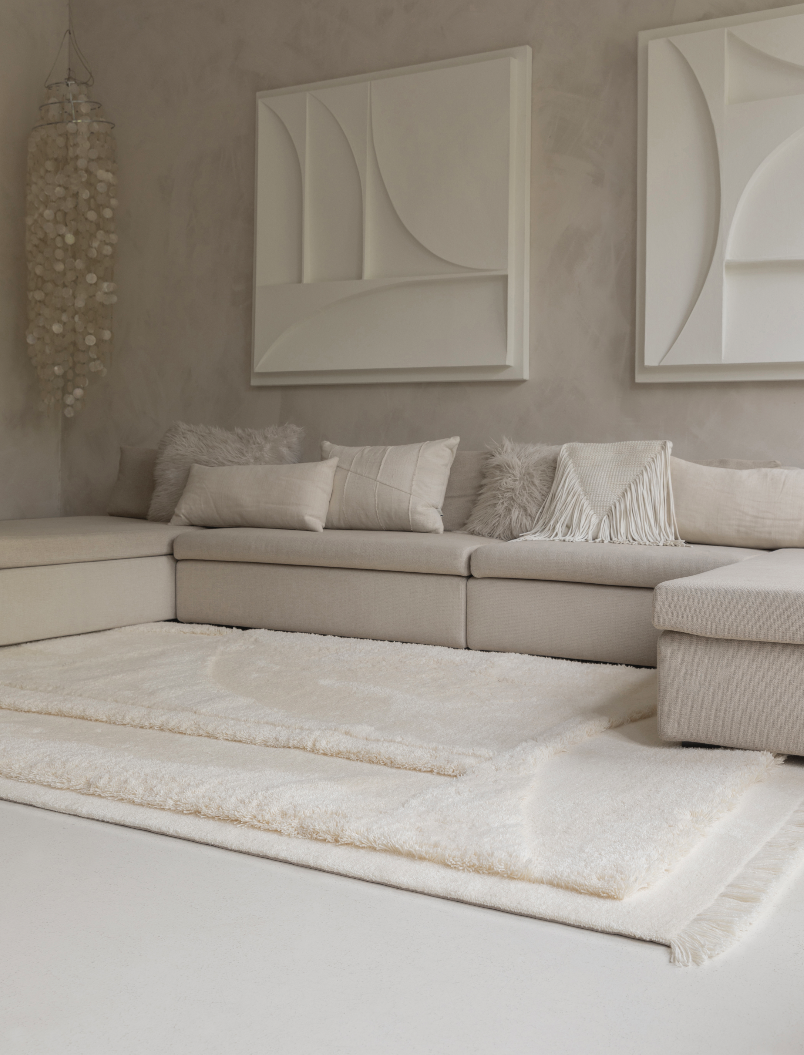 Moon Parts Rug  by Art-in-Return