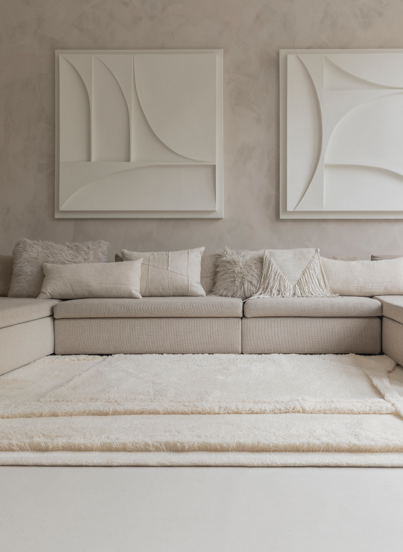 Moon Parts Rug  by Art-in-Return