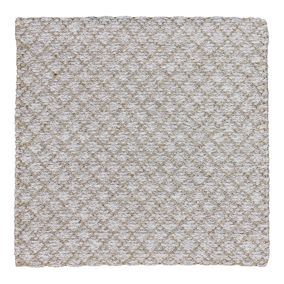 Polypropylene rug, Handwoven, 8 mm pile, beige