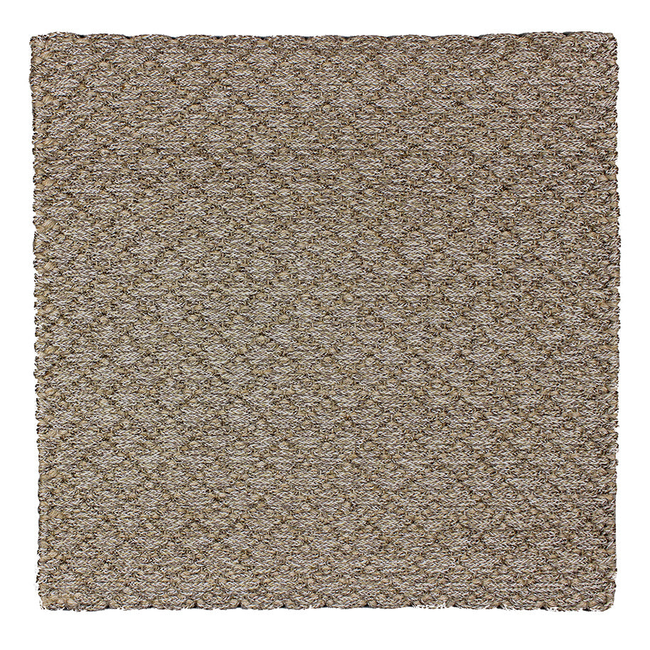 Polypropylene rug, Handwoven, 8 mm pile, soft brown