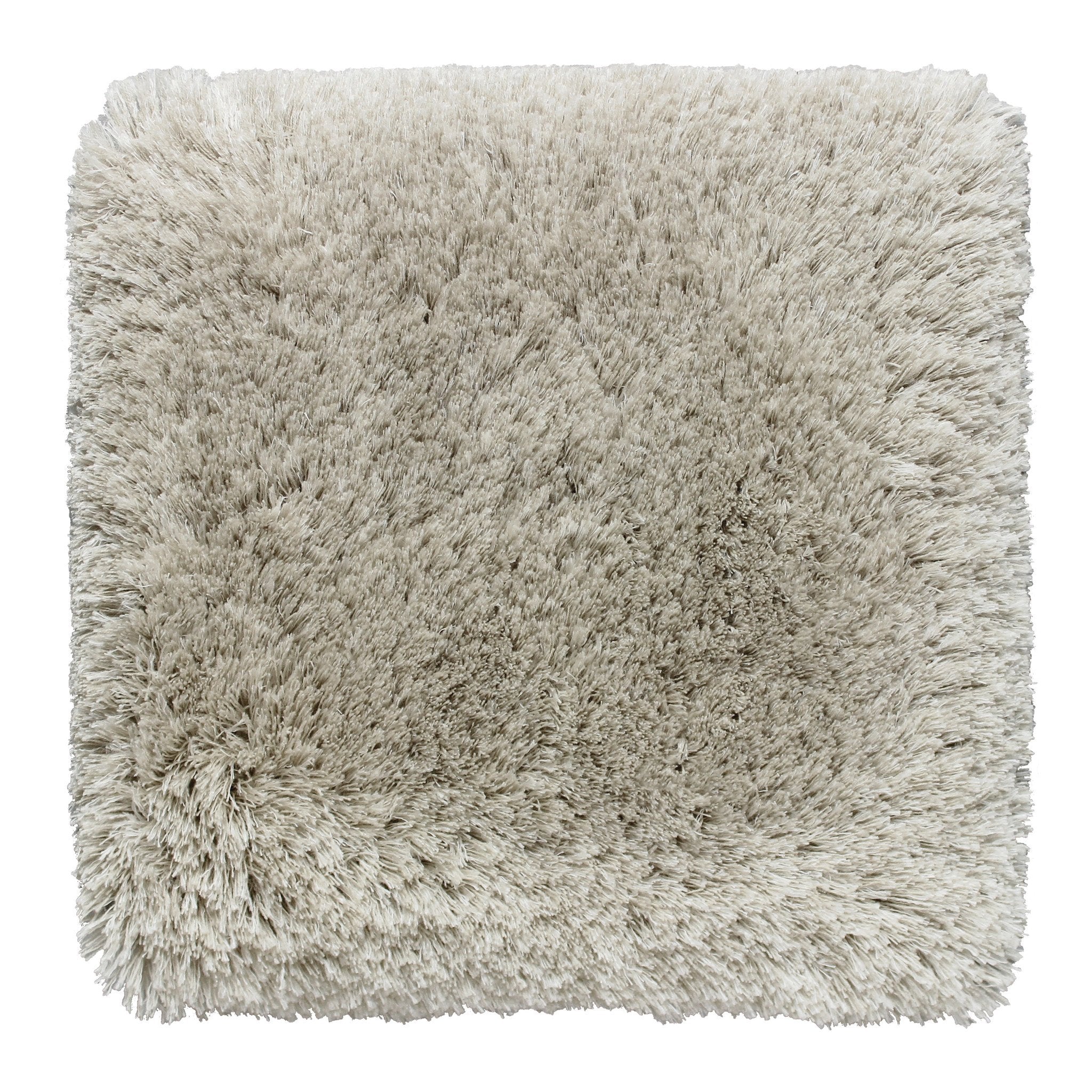 Show Off - Mohair & Bamboo rug, Hand tufted, 40 mm pile, beige