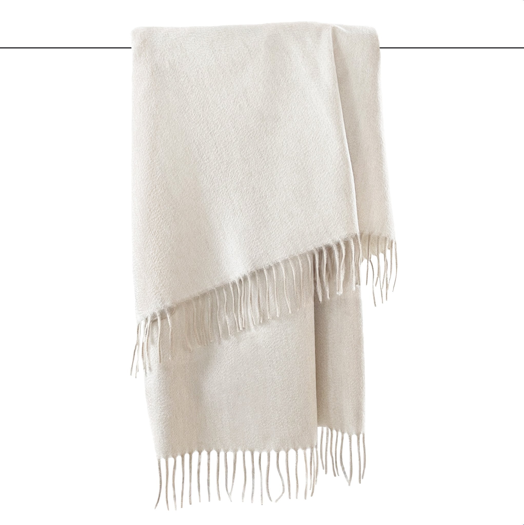 Soft Space - Undyed Eco Cashmere Throw