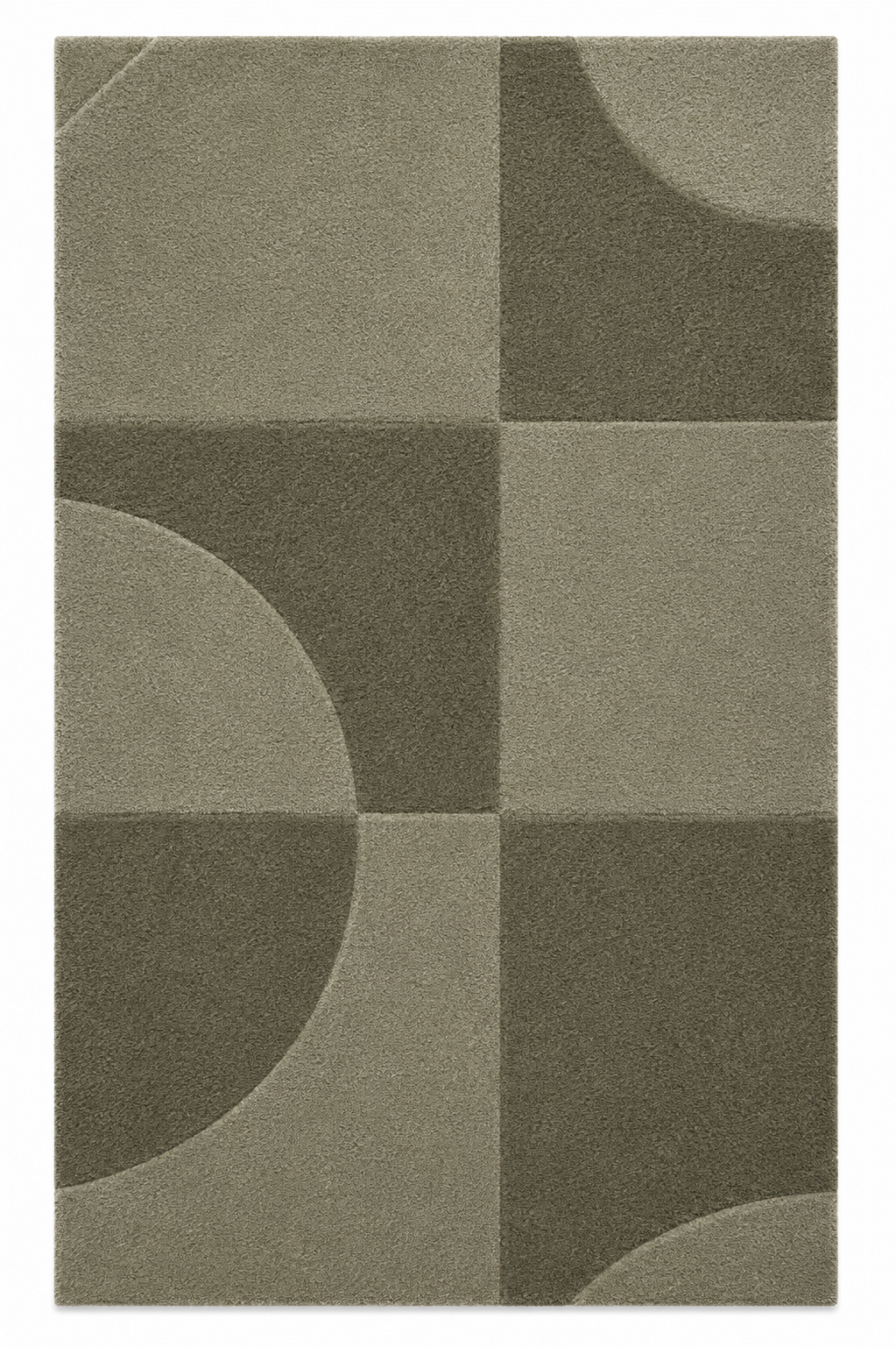 Solid Ground - Color 9618 New Zealand Wool rug, Hand tufted