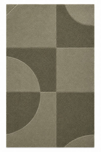 Solid Ground - Color 9618 New Zealand Wool rug, Hand tufted