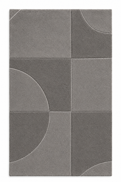 Solid Ground - Color 9724 New Zealand Wool rug, Hand tufted