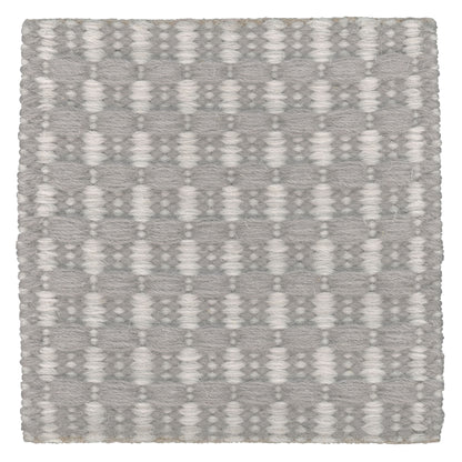 Bottom Line Rug - Polypropylene,  Handwoven, 8 mm pile, light grey