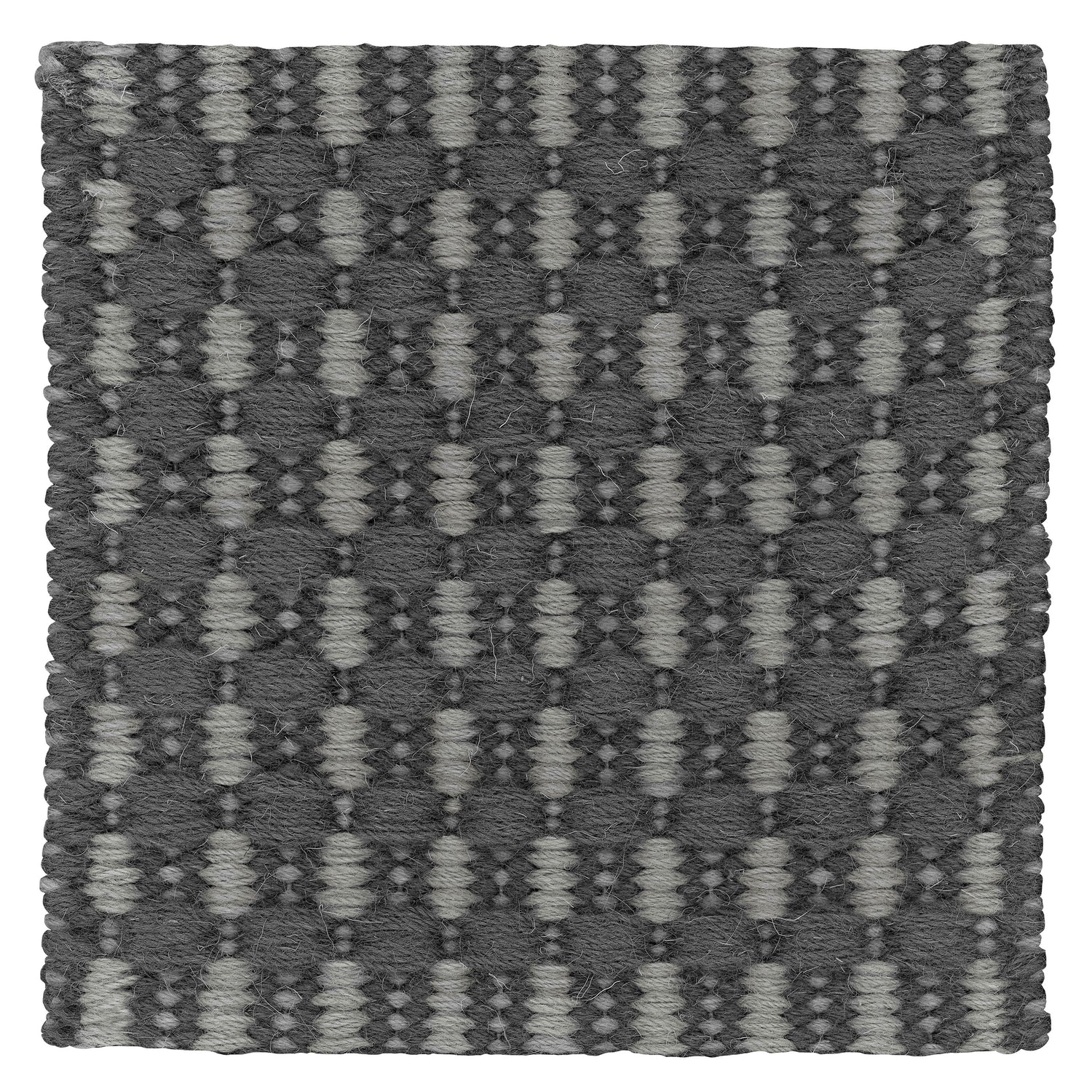 Bottom Line Rug - Polypropylene,  Handwoven, 8 mm pile, dark grey