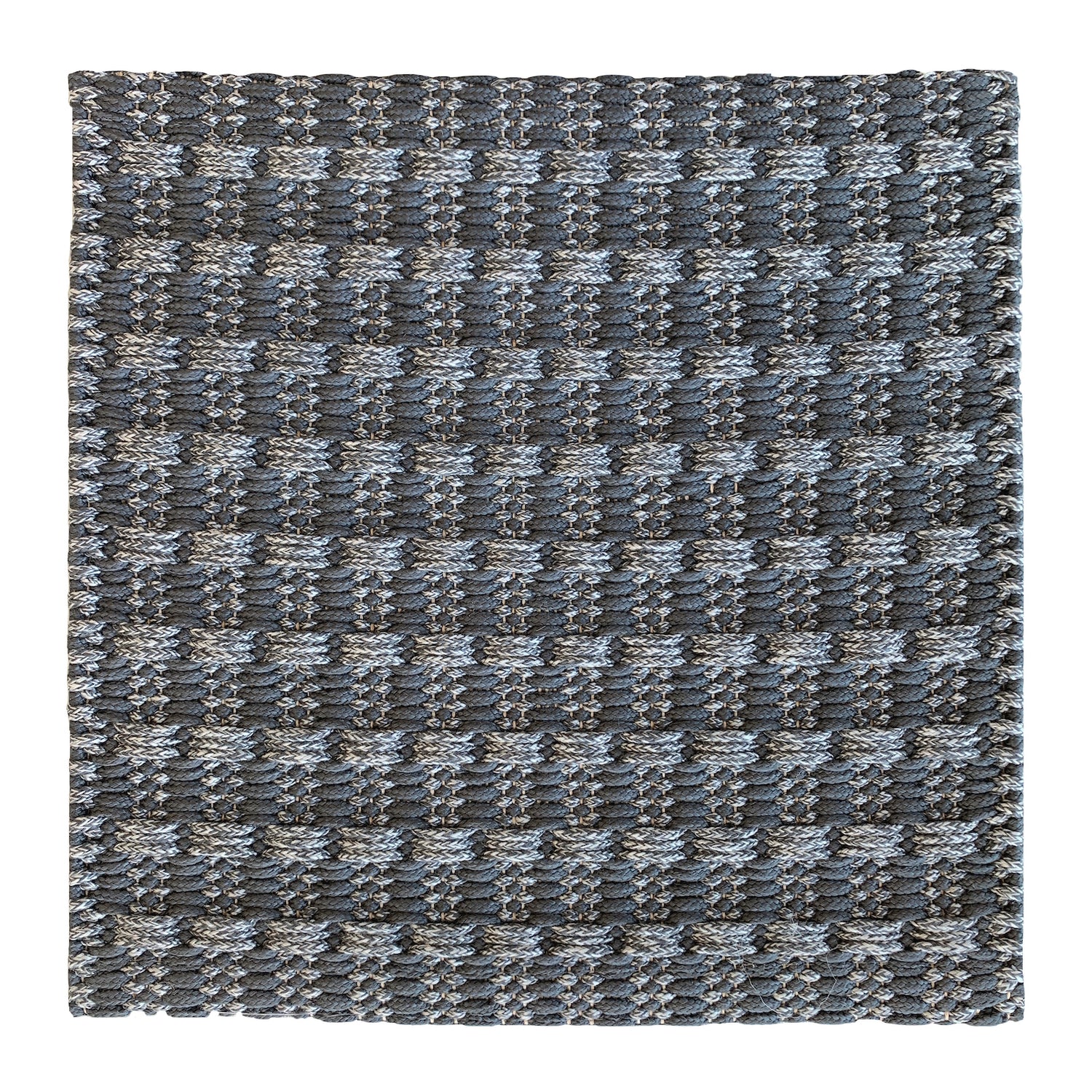 Bottom Line Outdoor - Polypropylene, Handwoven, 8 mm pile, gray blue