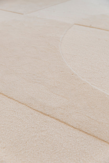 Solid Ground - Color 9725 New Zealand Wool rug, Hand tufted
