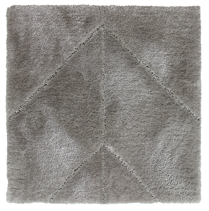 Chasing light  rug hand tufted in eucalyptus , 10 mm pile, light gray 