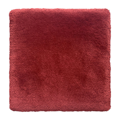Cotton Candy 12 -  cotton rug, Hand tufted, 12 mm pile, dark red