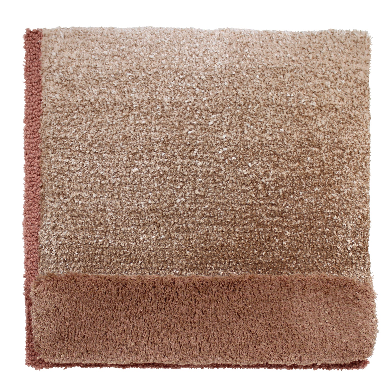 Eucalyptus &amp; Mohair rug, Hand tufted, light rose