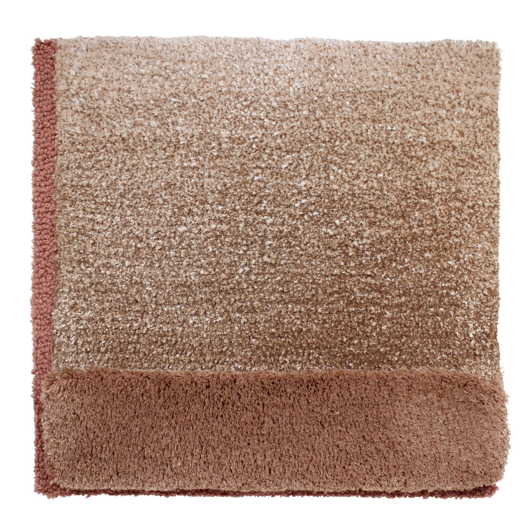 Eucalyptus &amp; Mohair rug, Hand tufted, light rose