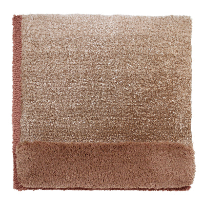 Eucalyptus &amp; Mohair rug, Hand tufted, light rose