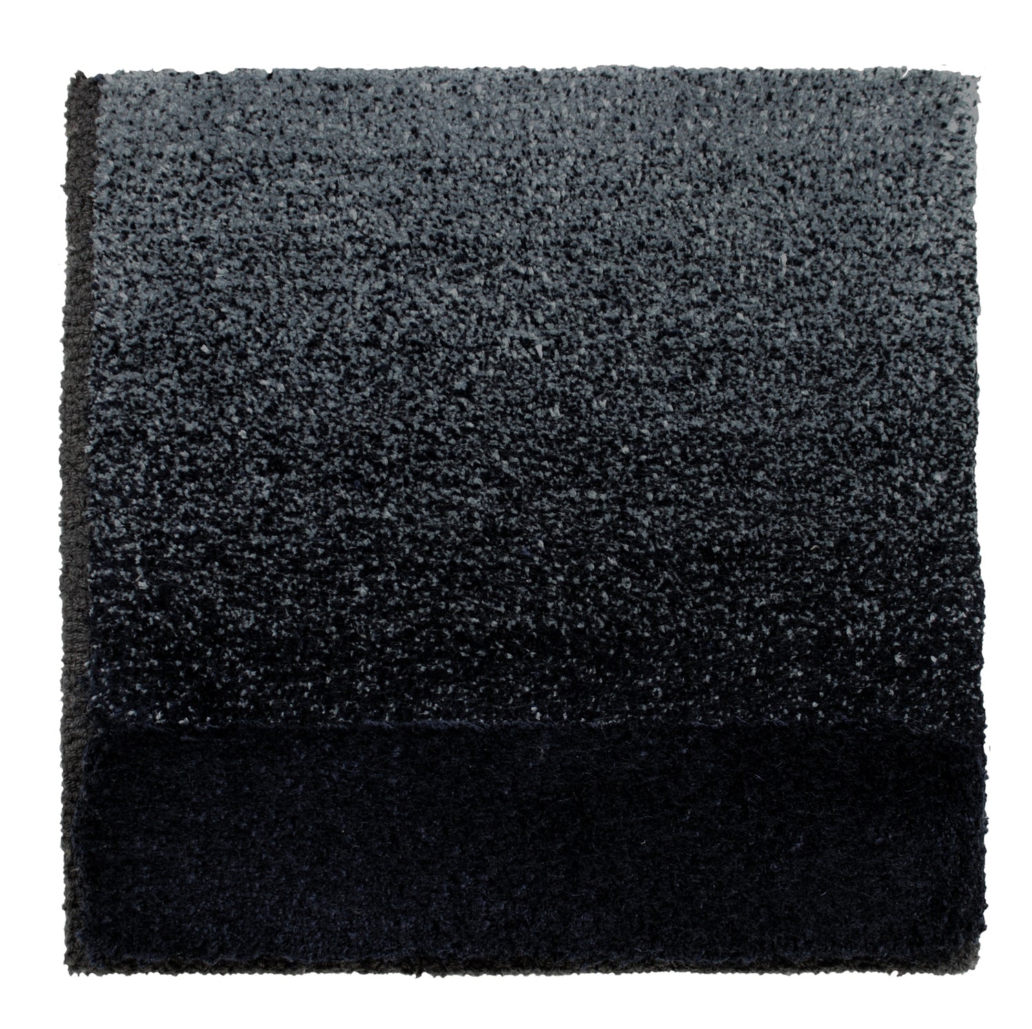 Eucalyptus &amp; Mohair rug, Hand tufted, black 