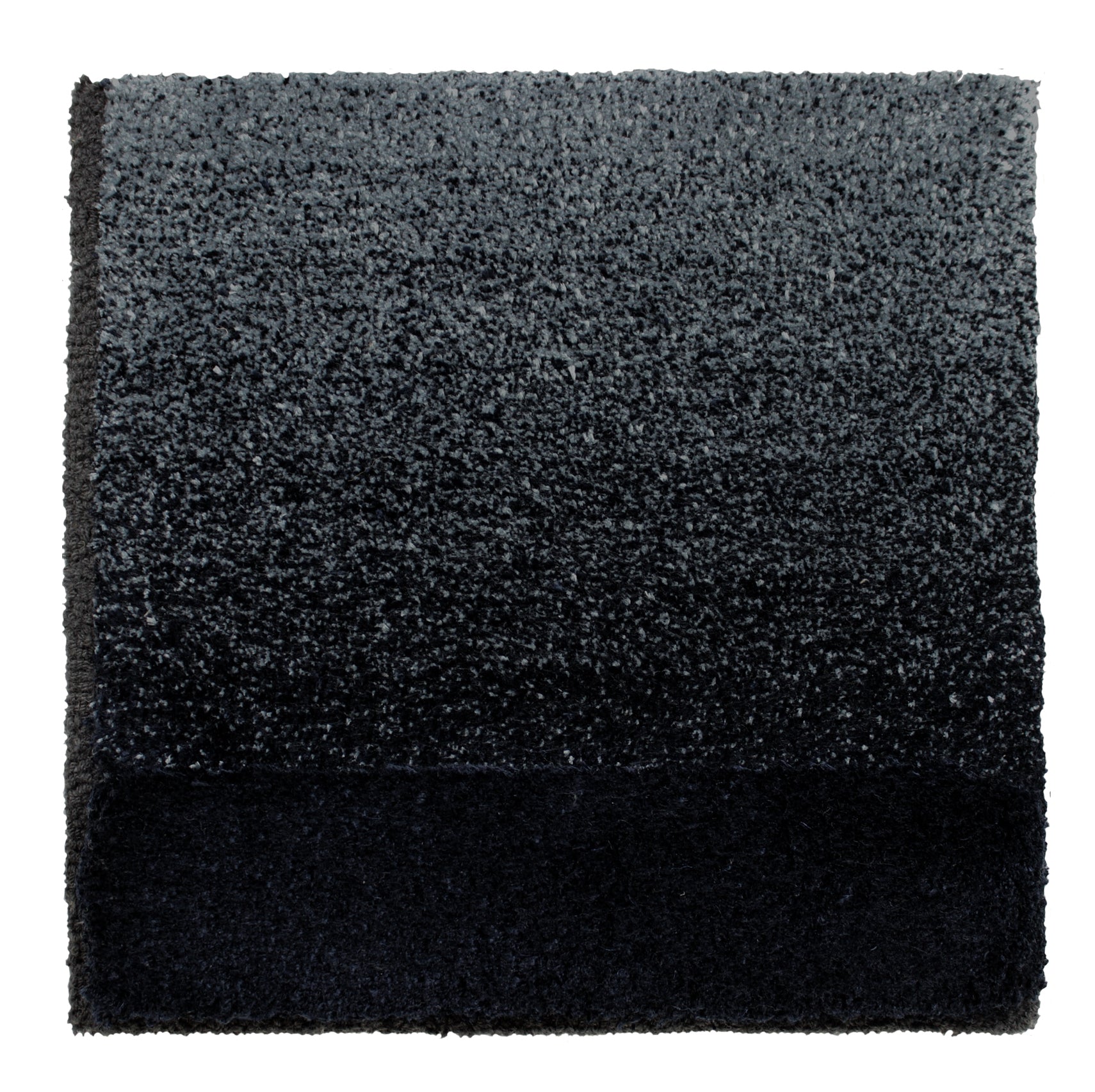 Eucalyptus &amp; Mohair rug, Hand tufted, black 