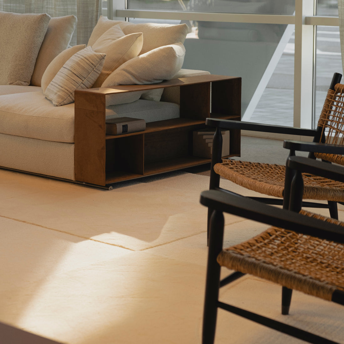 Solid Ground - New Zealand Wool rug, Hand tufted