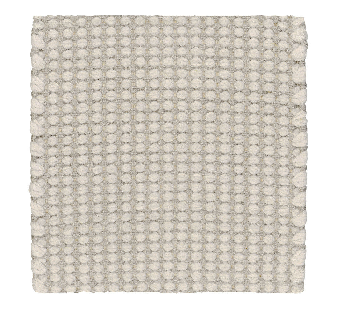 Mile Stone - Wool &amp; Thick Eucalyptus rug, Handwoven,: 8 mm pile, beige