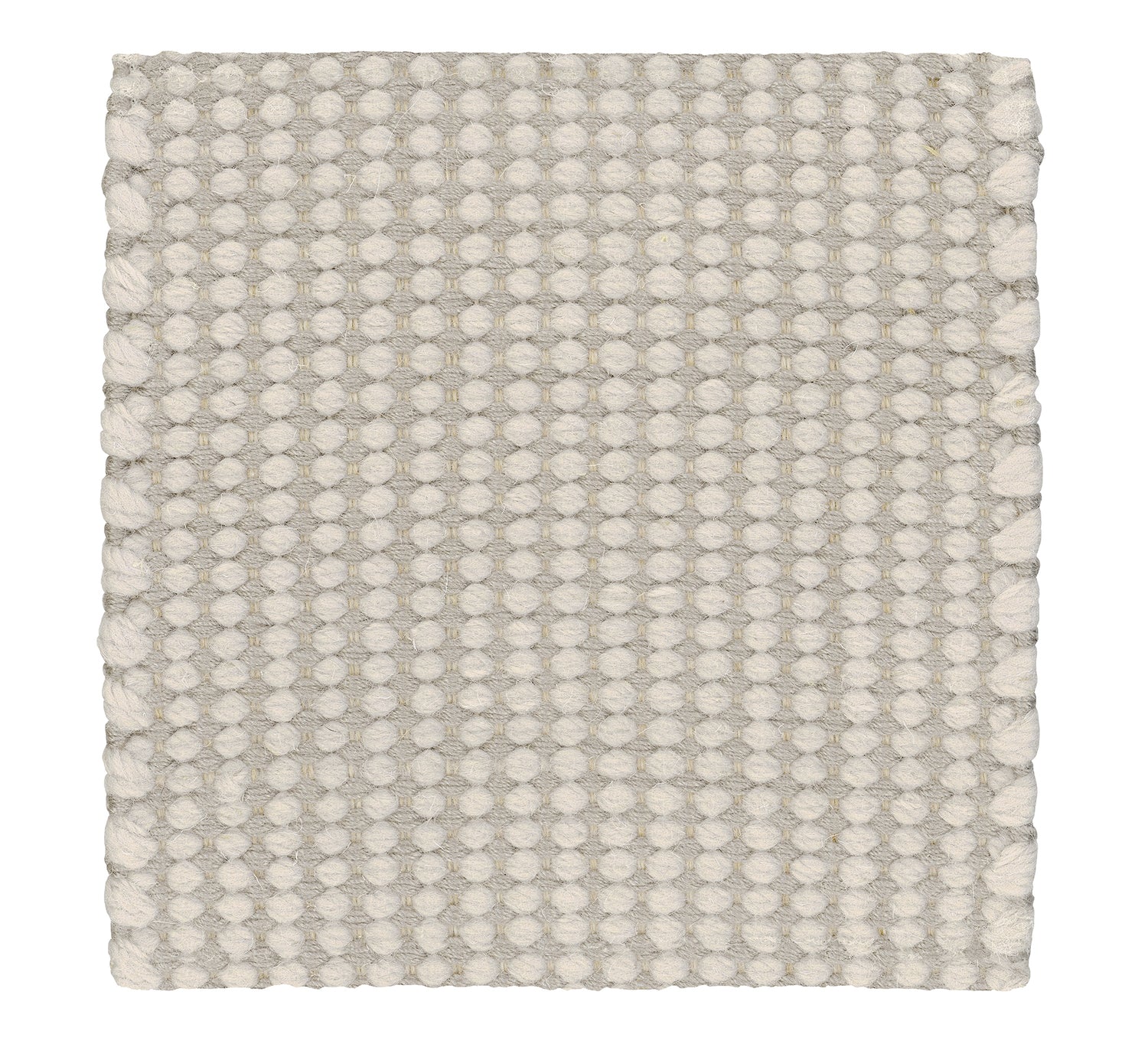 Mile Stone - Wool &amp; Thick Eucalyptus rug, Handwoven,: 8 mm pile, beige
