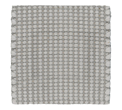 Mile Stone - Wool &amp; Thick Eucalyptus rug, Handwoven,: 8 mm pile, gray