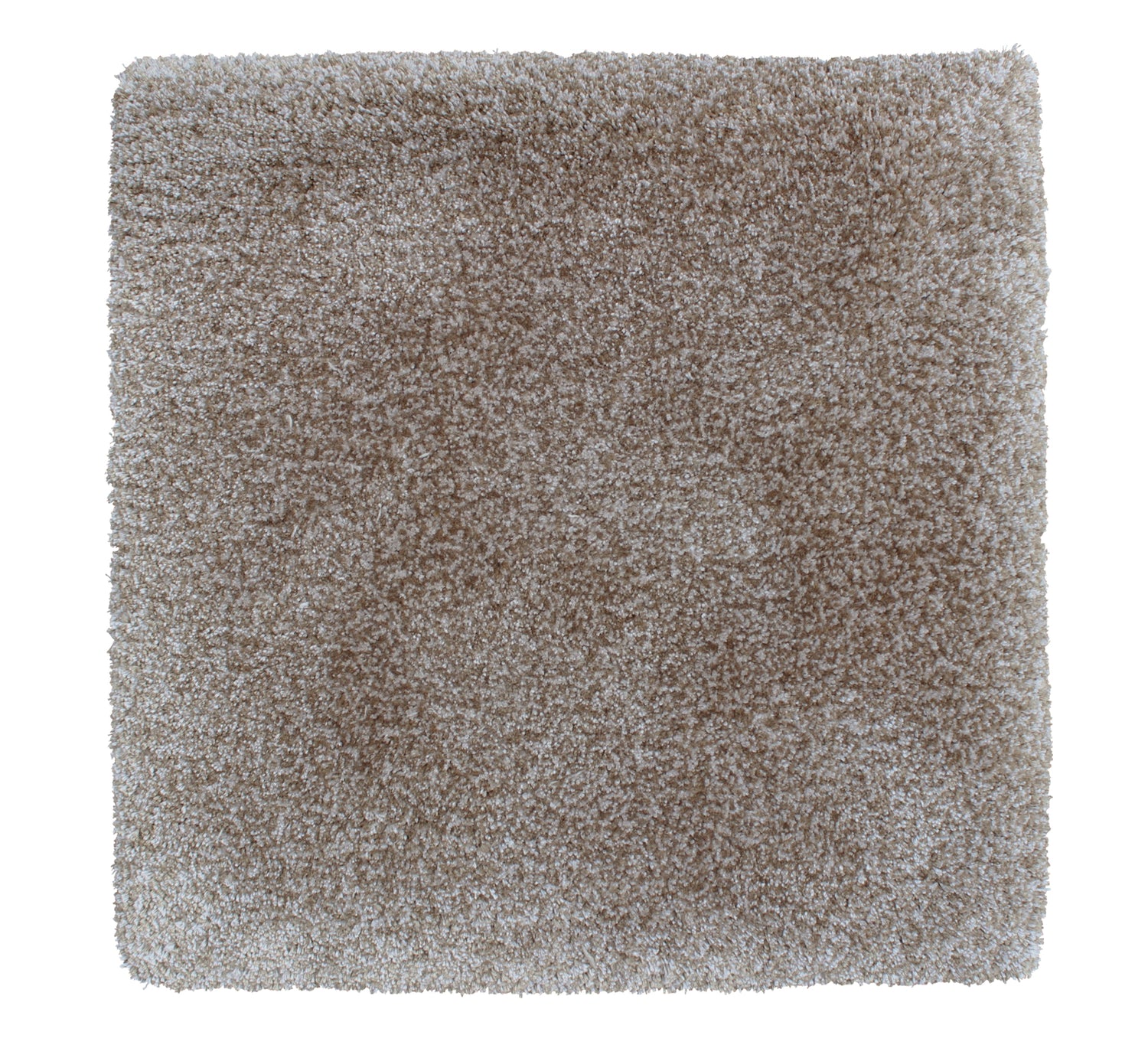 Move Slow rug hand-tufted from eucalyptus yarn, 16 mm cut pile, warm grey