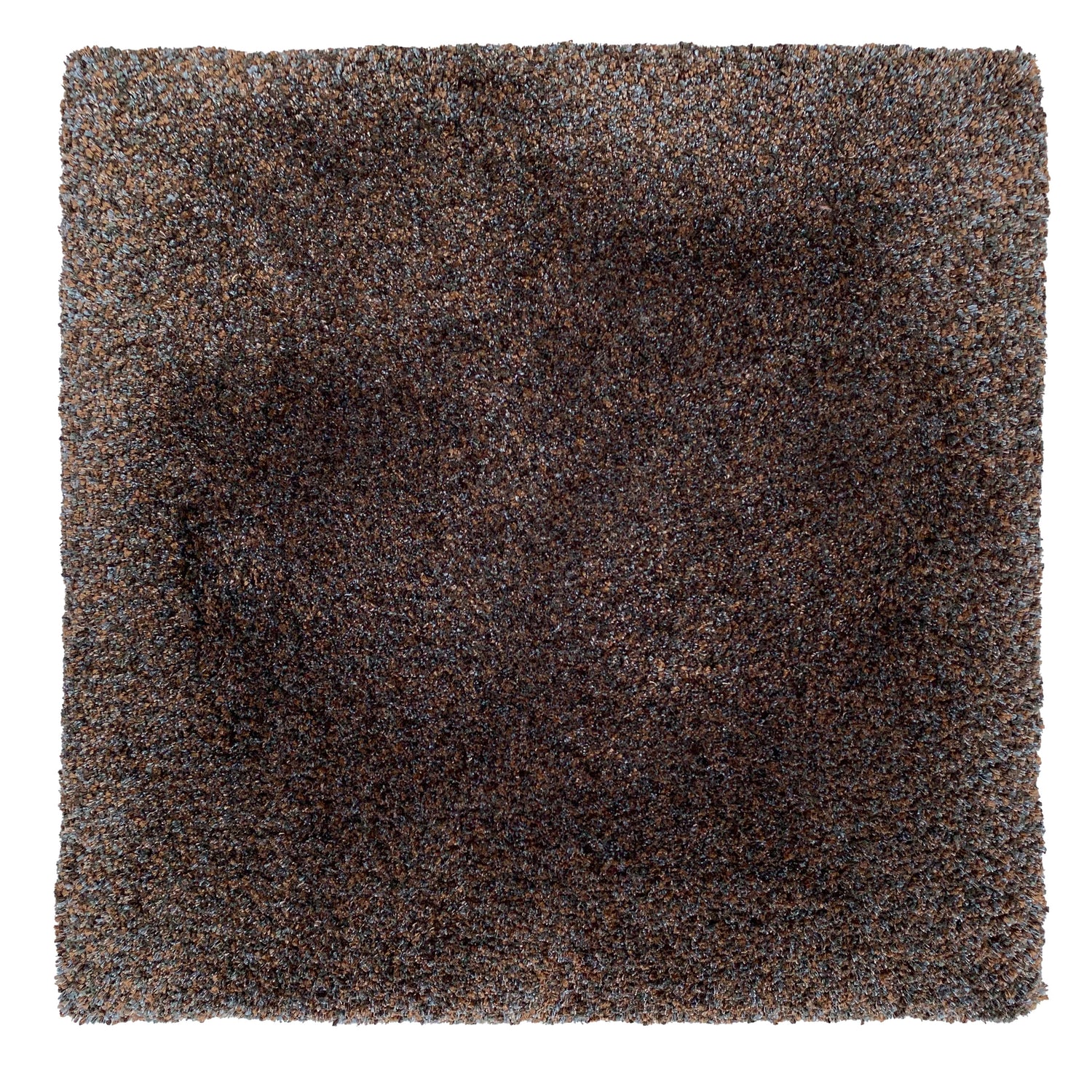 Eucalyptus &amp; Bamboo rug, Hand tufted,16 mm pile, dark brown 