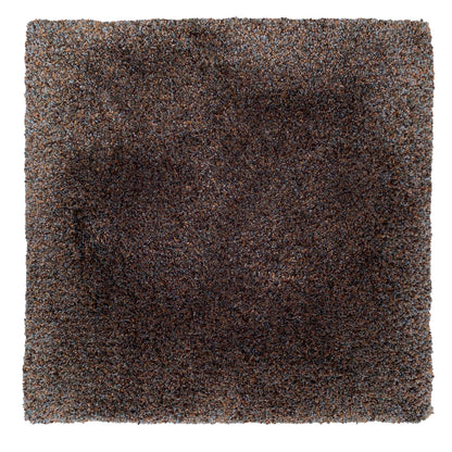 Eucalyptus &amp; Bamboo rug, Hand tufted,16 mm pile, dark brown 