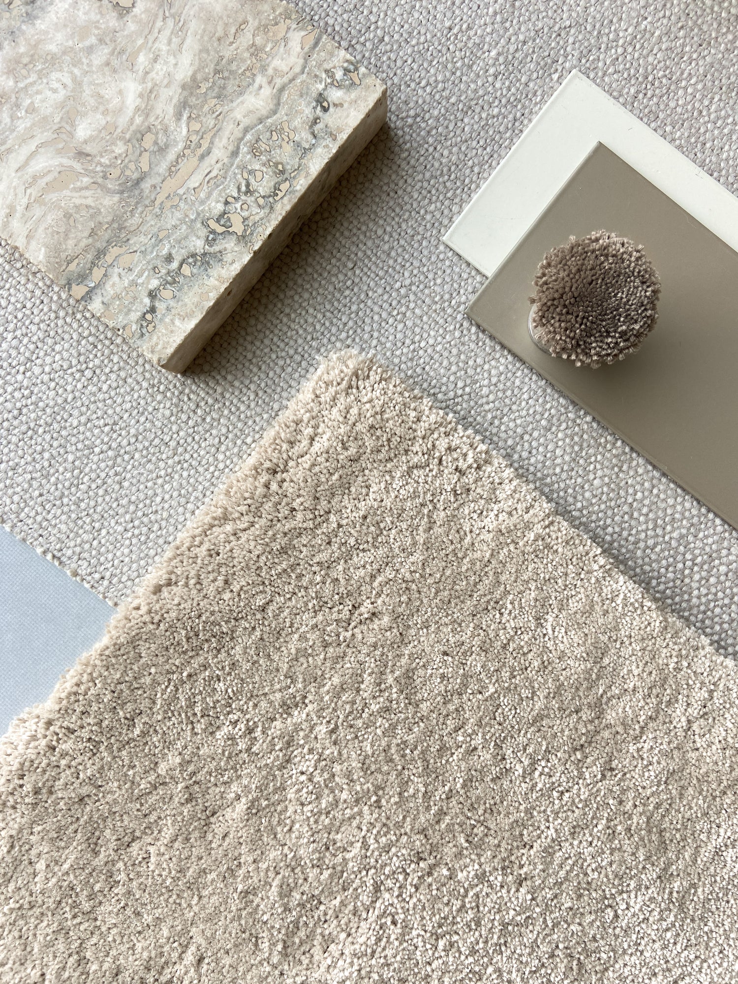 New Start - biodegradable PET rug, Hand tufted
