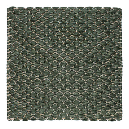 Polypropylene rug, Handwoven, 8 mm pile, olive