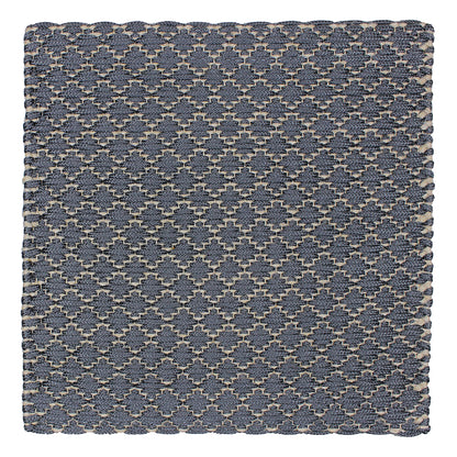 Polypropylene rug, Handwoven, 8 mm pile, light blue