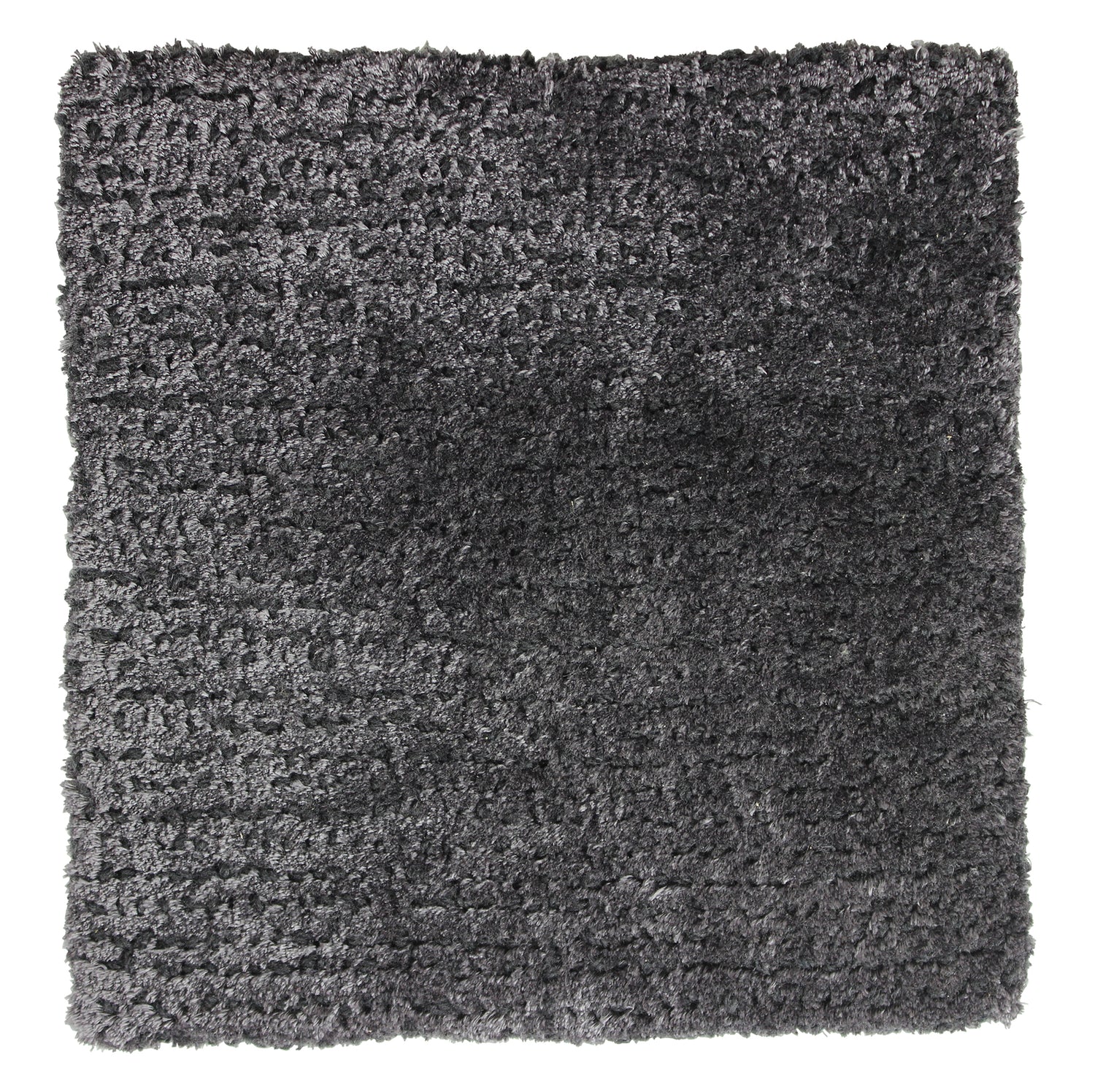Perfect Match - Eucalyptus &amp; Wool rug, Hand tufted,12 mm pile, dark grey 